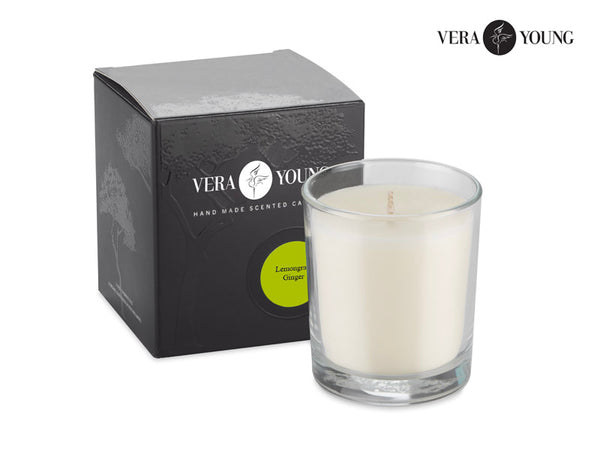 Sojas vaska svece 170g - Citronzāle & ingvers - VERA YOUNG