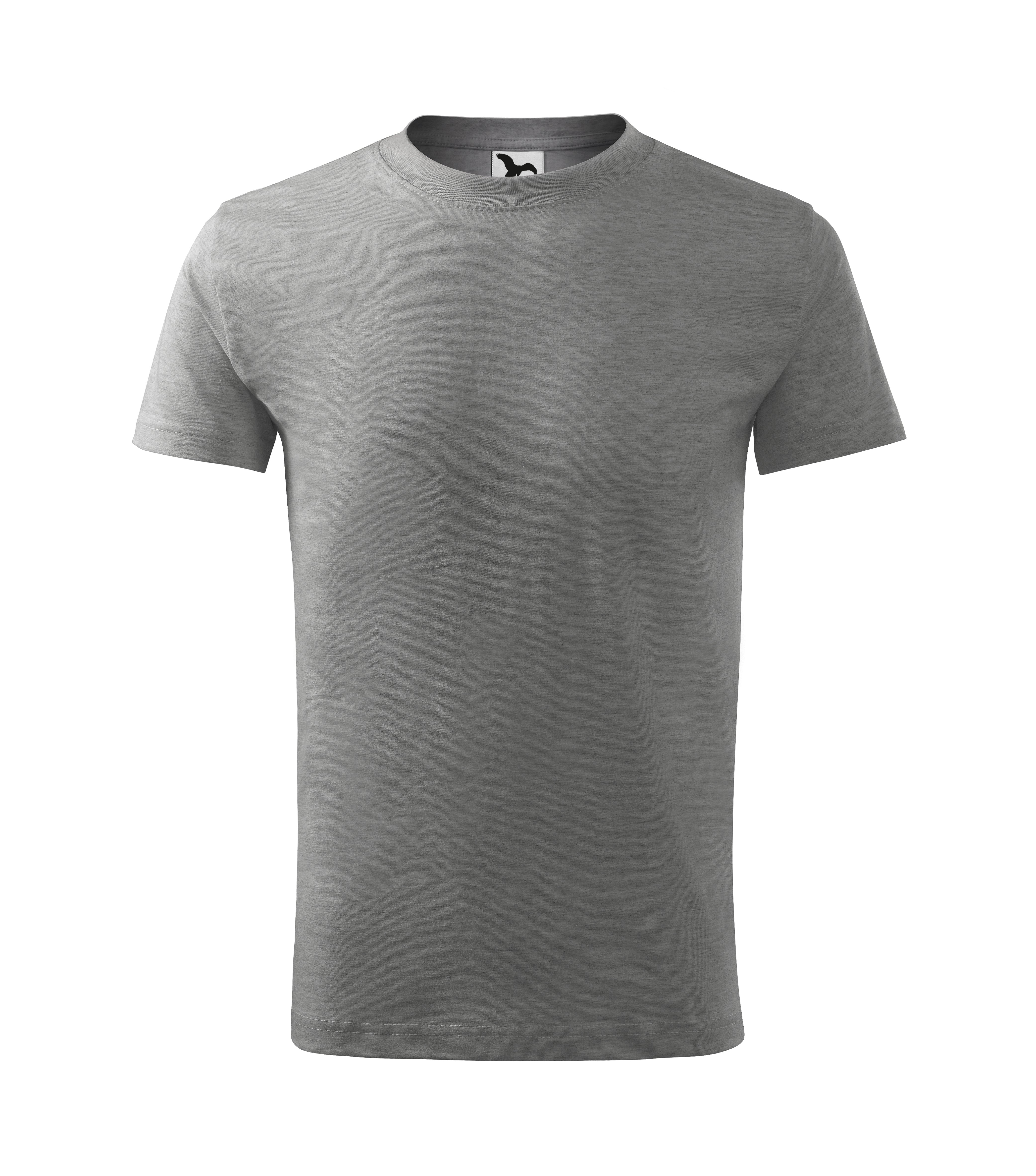 Basic t-krekls dark grey melange