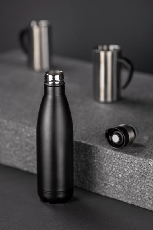 Ceļojumu termopudele BURN 530 ml, melns