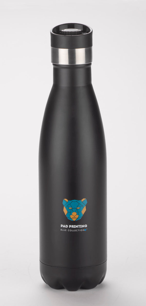 Ceļojumu termopudele BURN 530 ml, melns