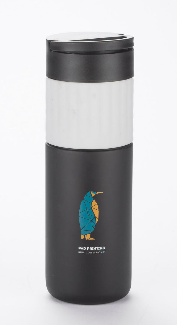 Vakuma pudele HOLDEN 500 ml, melna ar baltu