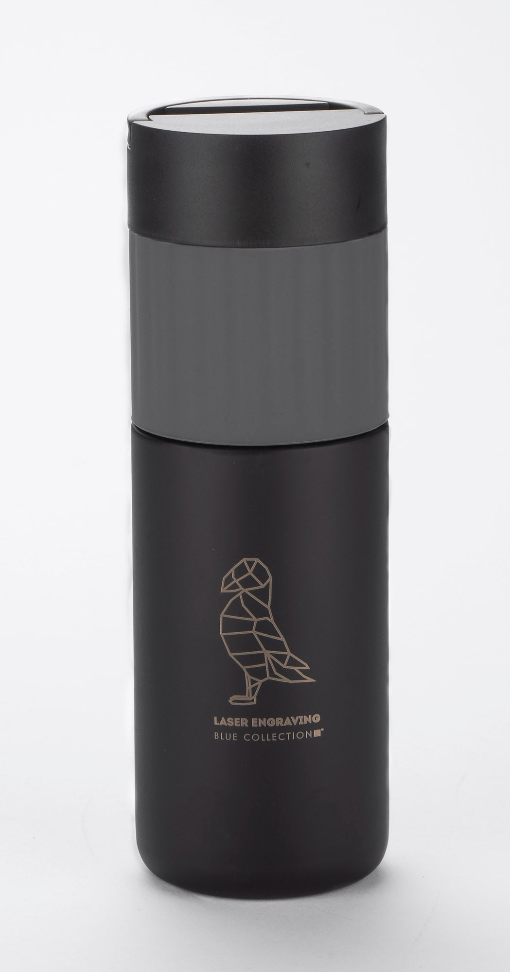 Vakuma pudele HOLDEN 500 ml melna ar pelēku