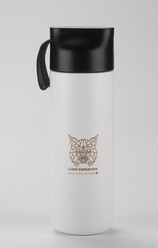 Ceļojumu termopudele ELSA 600 ml, balta