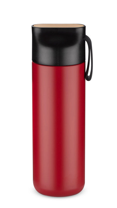 Ceļojumu termopudele ELSA 600 ml, sarkana
