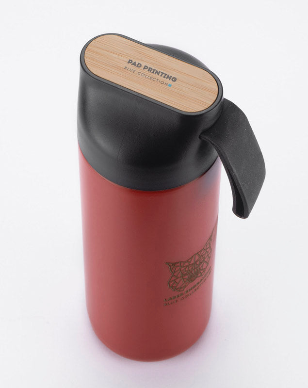 Ceļojumu termopudele ELSA 600 ml, sarkana