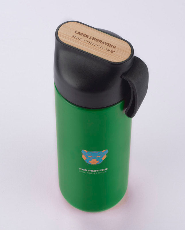 Ceļojumu termopudele ELSA 600 ml, zaļa