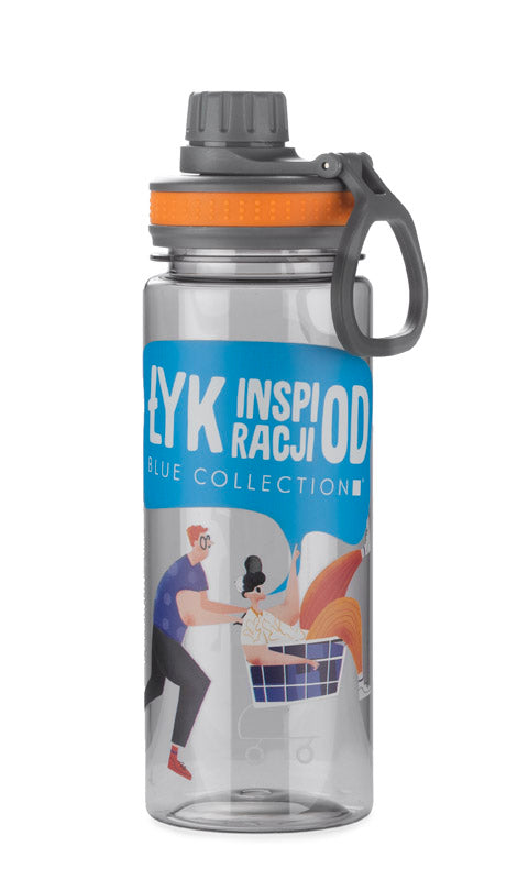 Ūdens pudele oranža GREY 700 ml