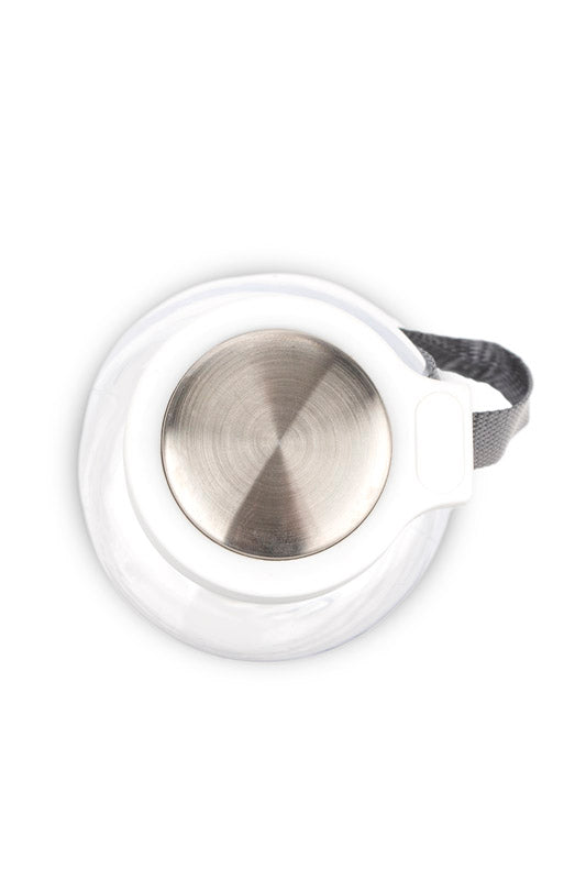 Ūdens pudele CLEAR 500 ml ar baltu vāciņu