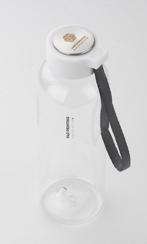 Ūdens pudele CLEAR 500 ml ar baltu vāciņu