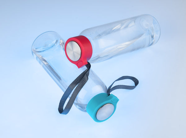 Ūdens pudele CLEAR 500 ml ar sarkanu vāciņu