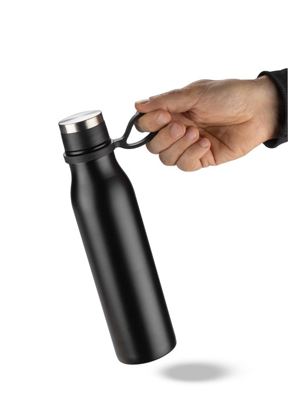 Ūdens pudele GRAVI 480 ml, melna