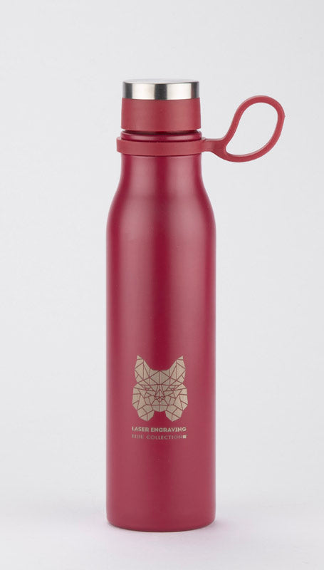 Ūdens pudele GRAVI 480 ml, sarkana