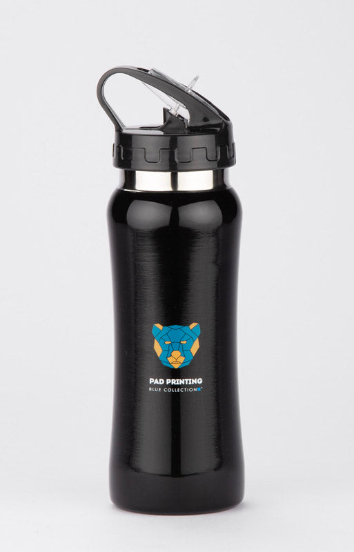 Ūdens pudele melna PATRO 600 ml