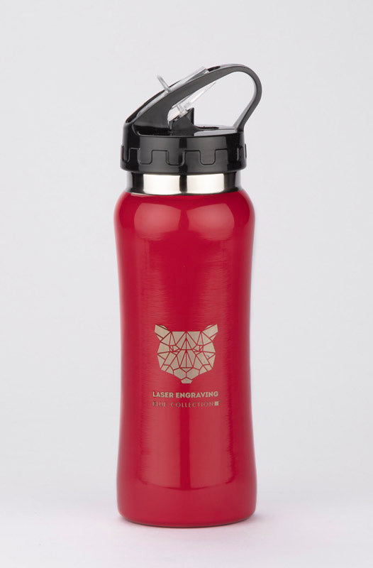 Ūdens pudele sarkana PATRO 600 ml