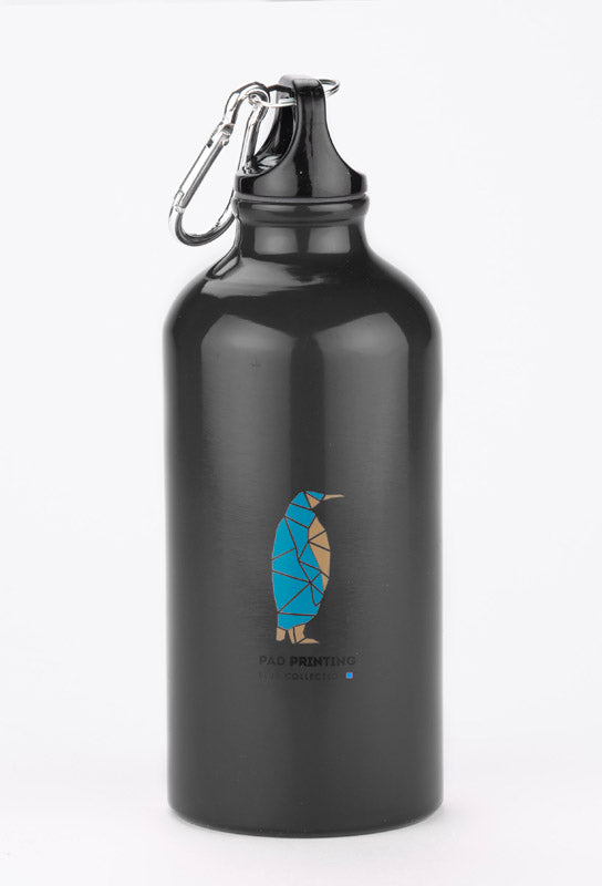Alumīnija ūdens pudele TREKO 500 ml, melna