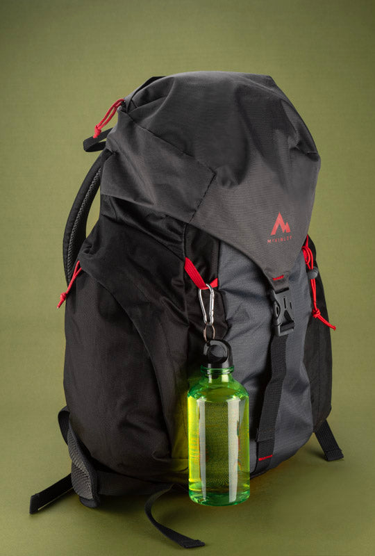 Pārstrādātas plastmasas ūdens pudele TINKA 400 ml, zaļa