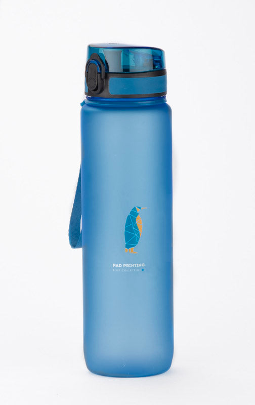 Motivācijas ūdens pudele zila 1000 ml MOTIVA