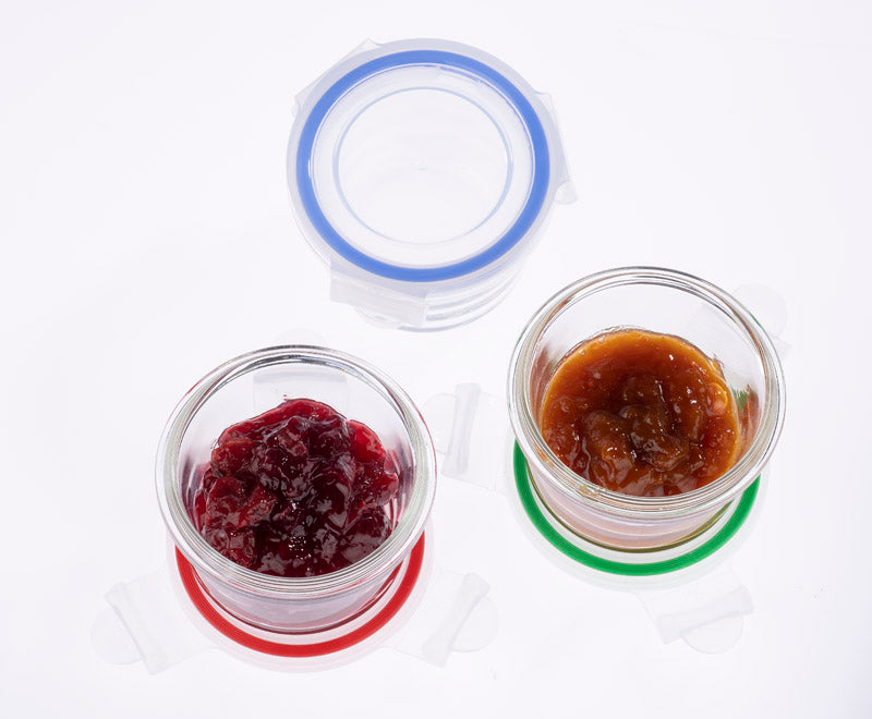 Glass jars PESTO set 3 x 120 ml