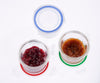 Glass jars PESTO set 3 x 120 ml
