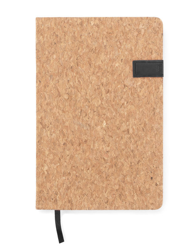 Piezīmju bloks MENTE ar USB zibatmiņu 16 GB, A5, melns