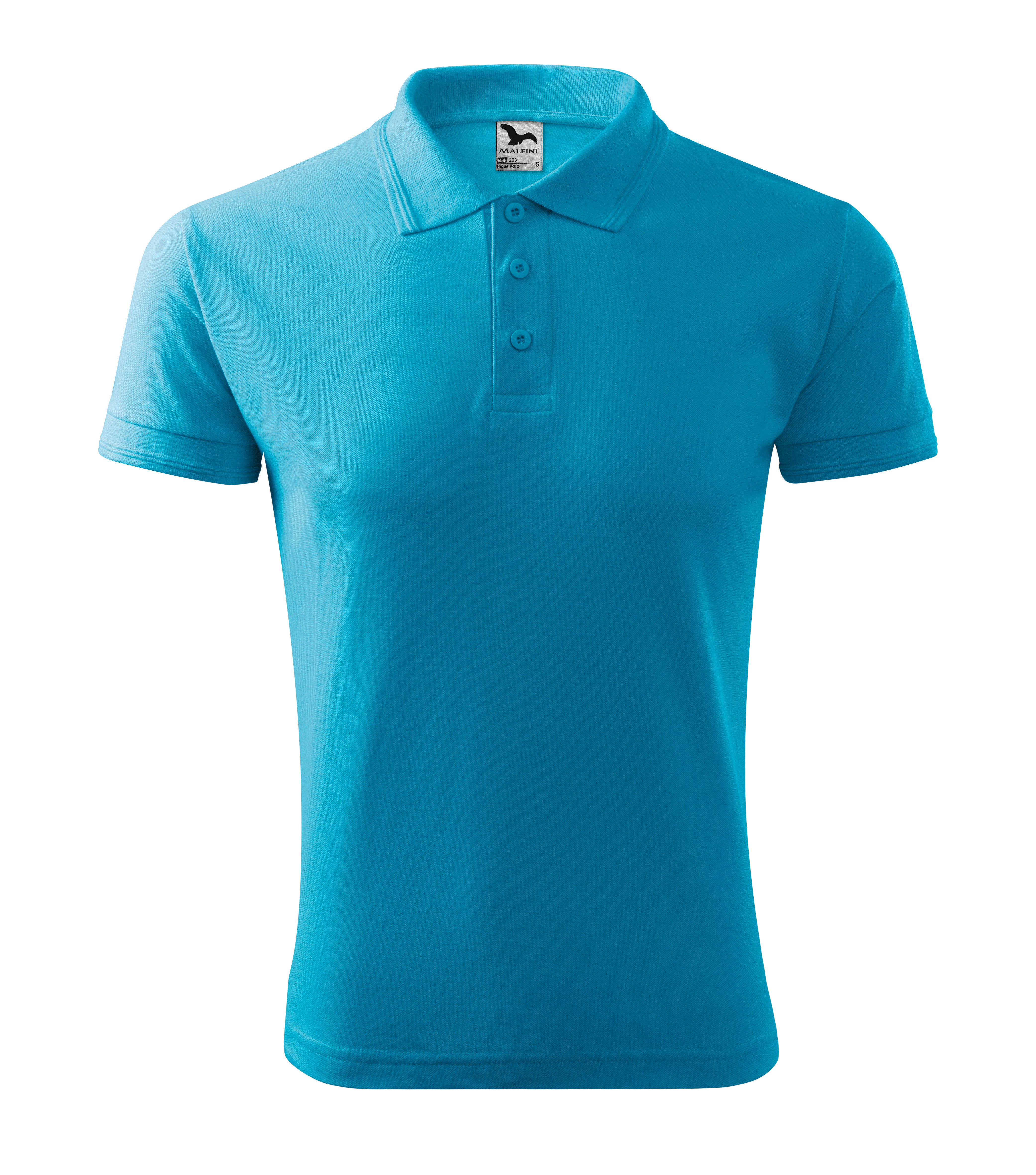 Malfini Pique Polo 203 blue atoll