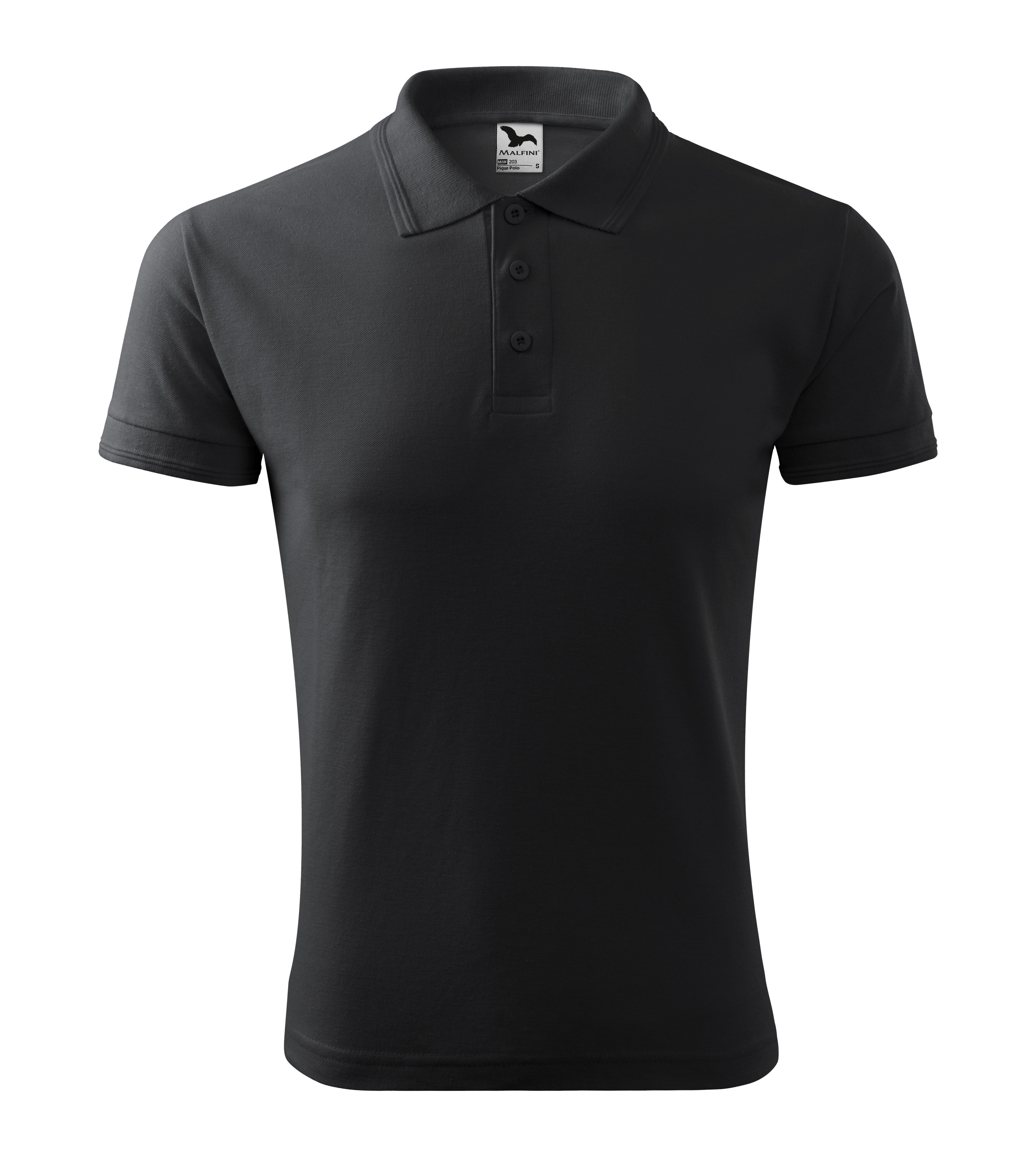 Malfini Pique Polo 203 ebony grey