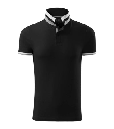 Vīriešu polo krekls COLLAR UP black