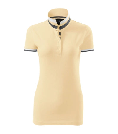 Sieviešu polo krekls COLLAR UP vanilla