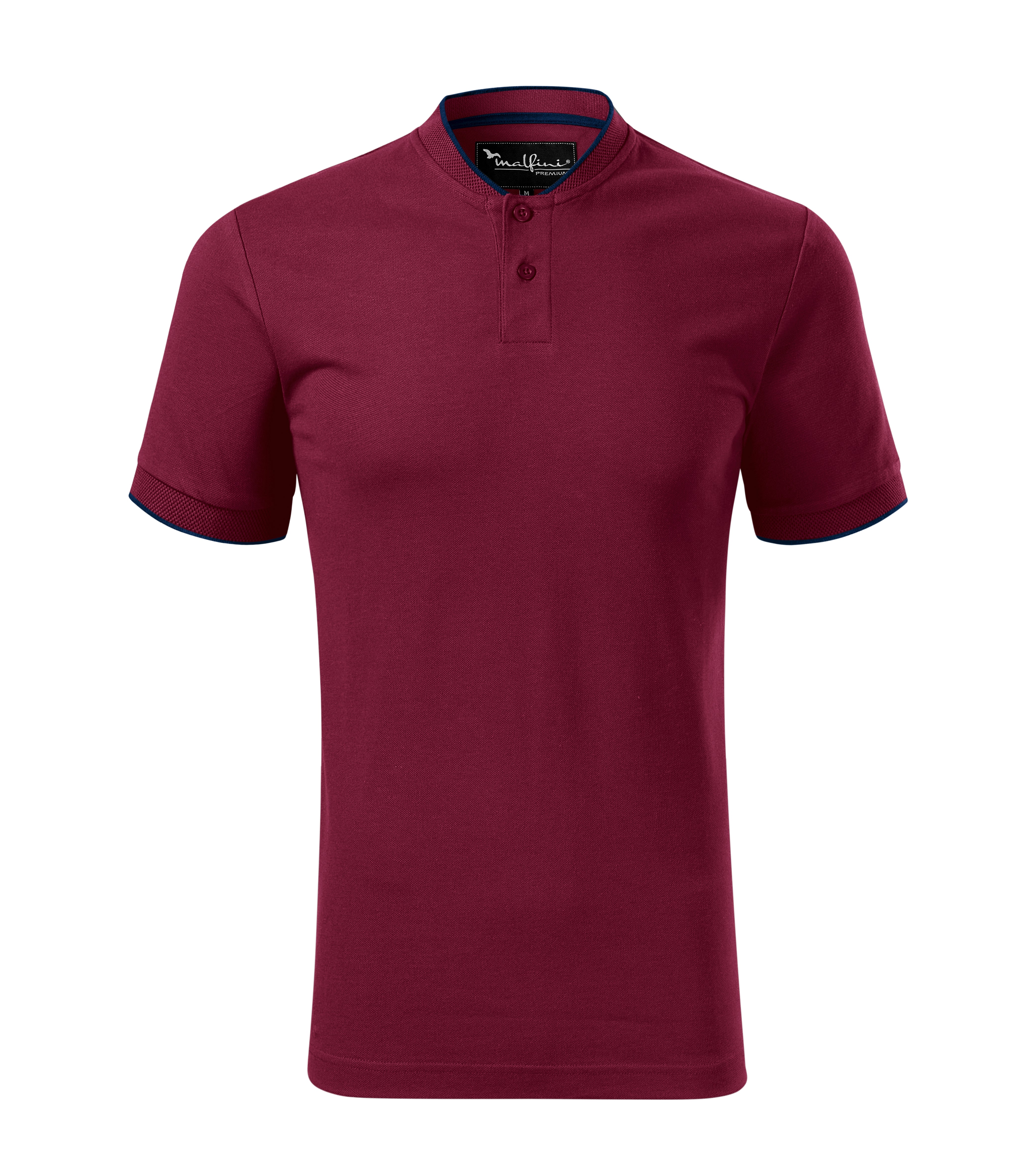 Malfini Diamond polo t-krekls burgundy