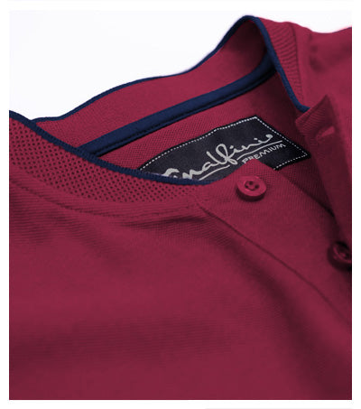 Malfini Diamond polo t-krekls burgundy