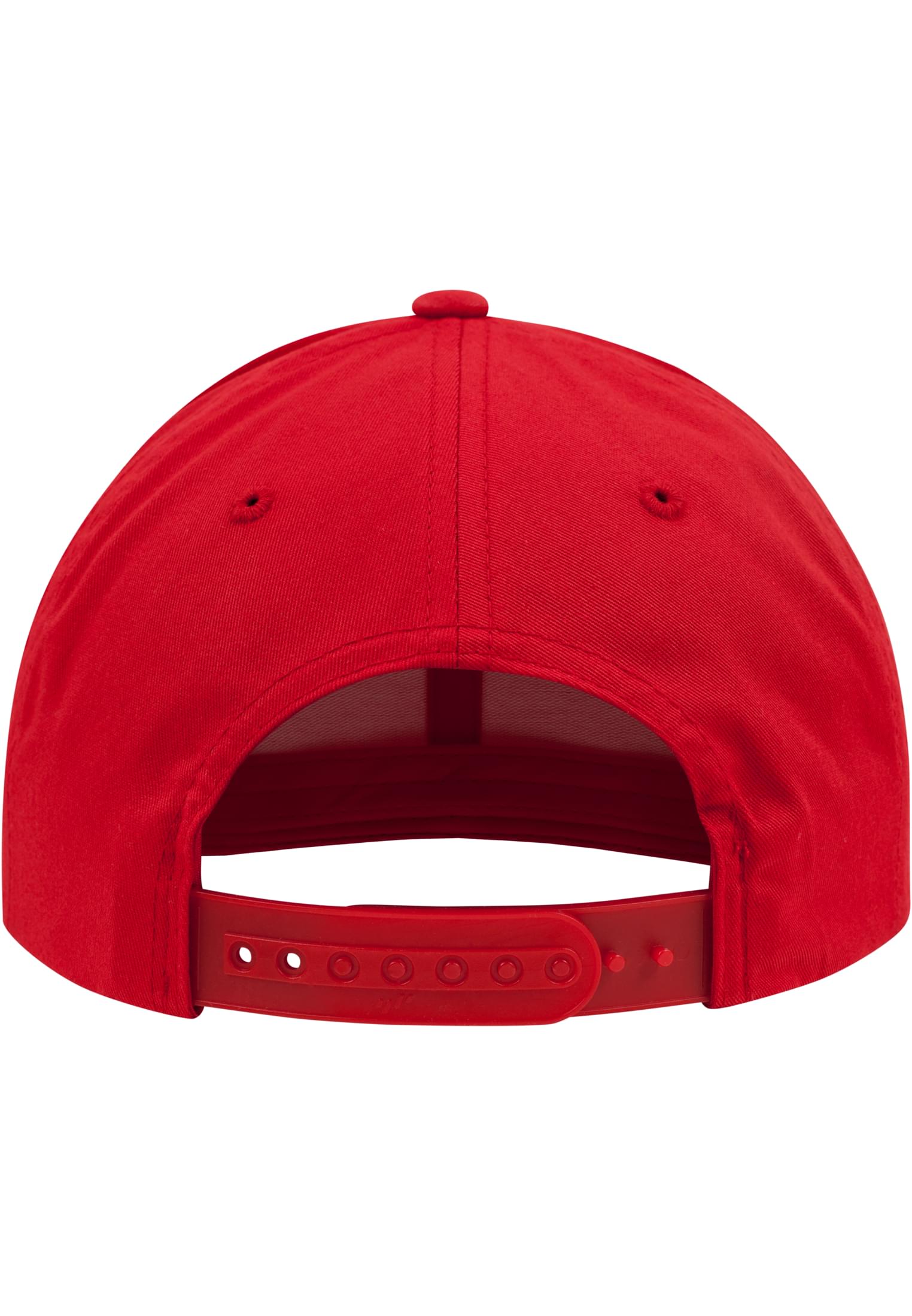 Cepure Yupoong Curved Classic Snapback red