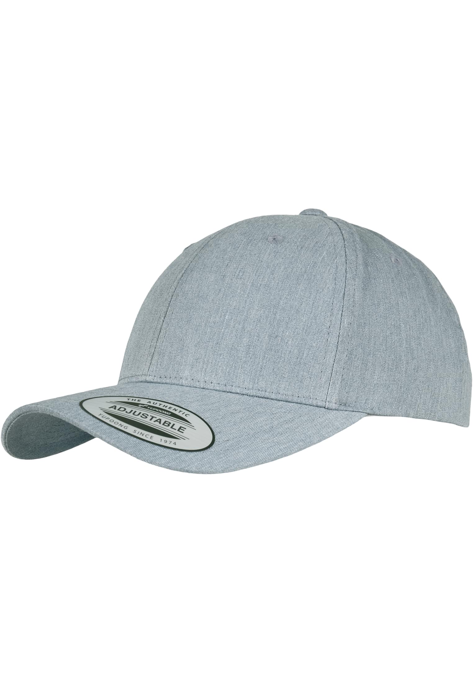 Cepure Yupoong Curved Classic Snapback heather grey