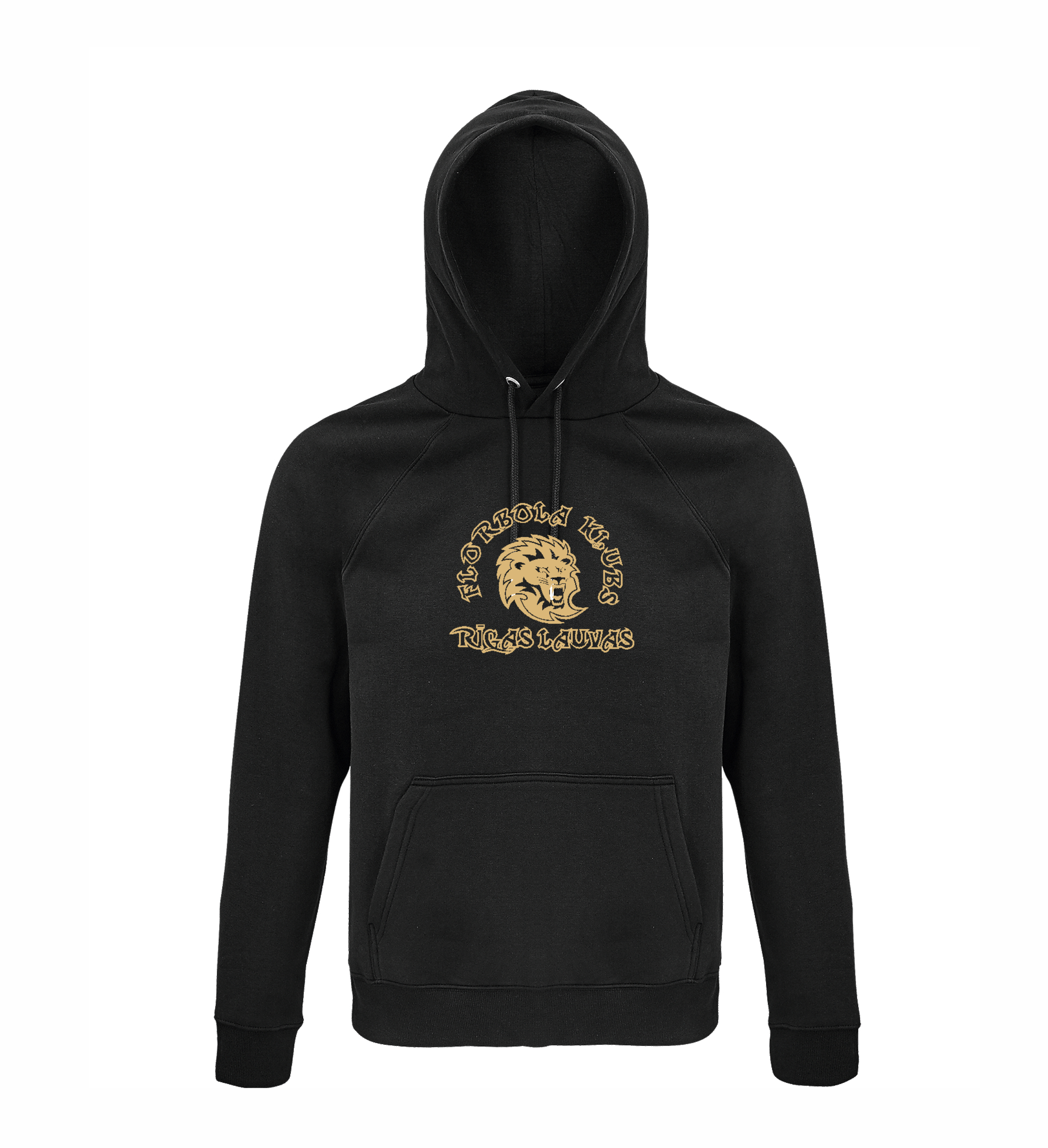 Rīgas lauvas Hoodie pieaugušo ar apdruku