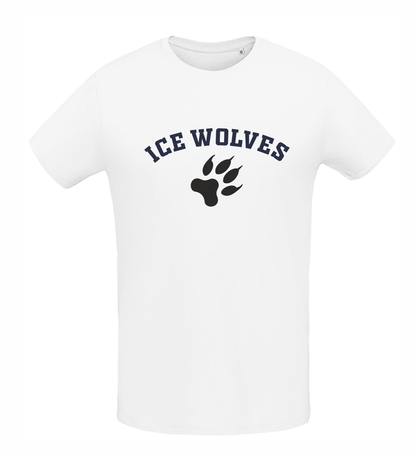 Ice wolves Balts kokvilnas t-krekls #1