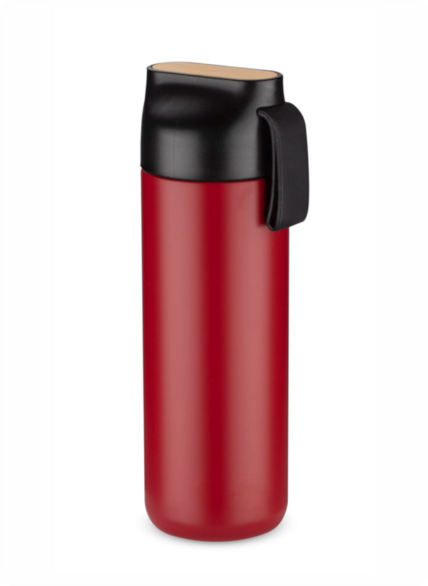 Ceļojumu termopudele ELSA 600 ml, sarkana