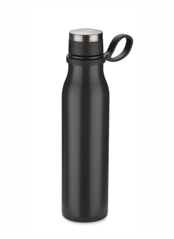 Ūdens pudele GRAVI 480 ml, melna