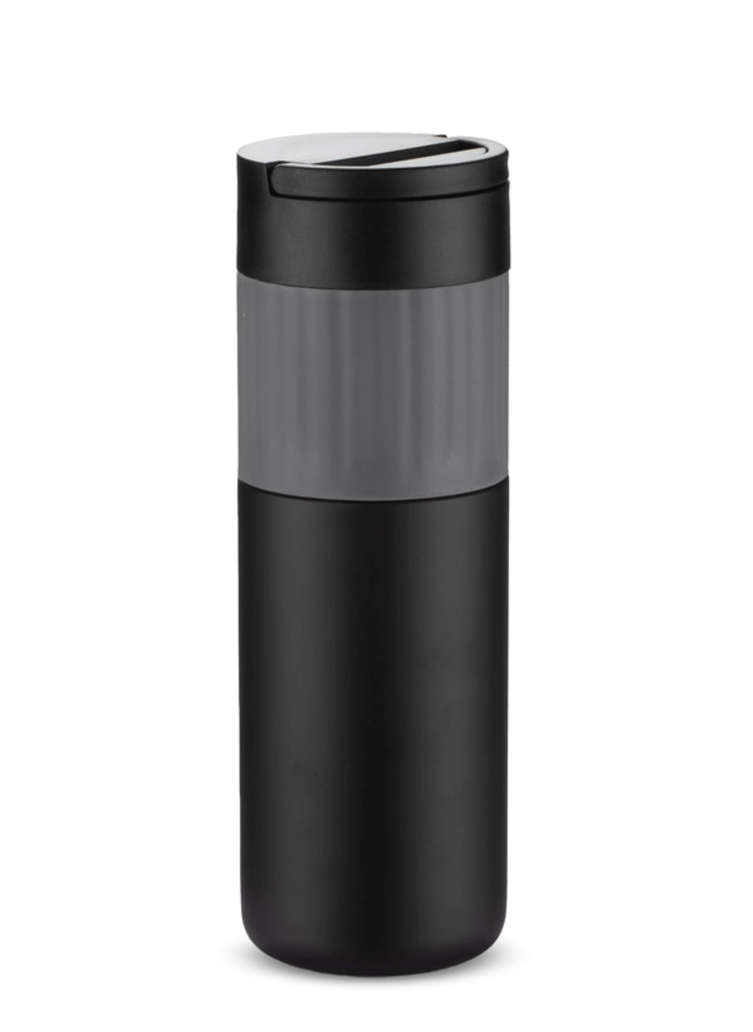 Vakuma pudele HOLDEN 500 ml melna ar pelēku