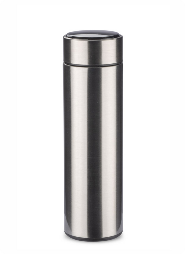 Termokrūze ar termometru LEDIKT 440 ml, sudraba