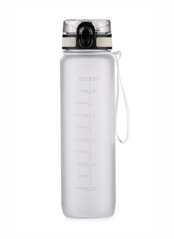 Motivācijas ūdens pudele carurspīdīga 1000 ml MOTIVA