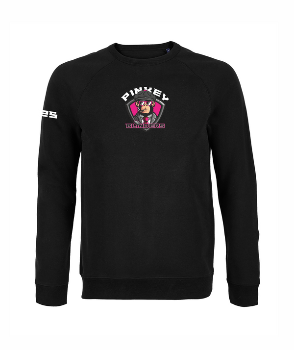 HK Pinkey Blinders džemperis melns ar izšuvumu