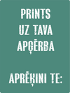 Apdruka uz tava apģērba