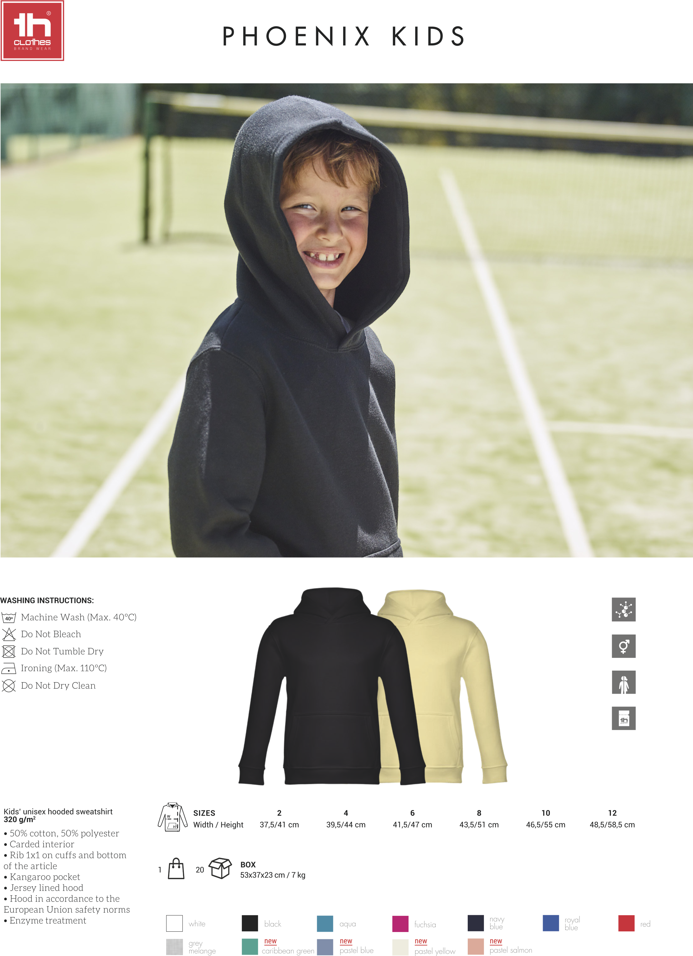 Bērnu hūdijs PHOENIX KIDS