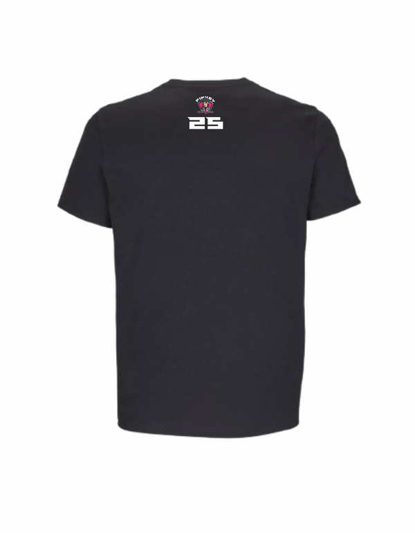 HK Pinkey Blinders kokvilnas t-krekls ar apdruku melns #1