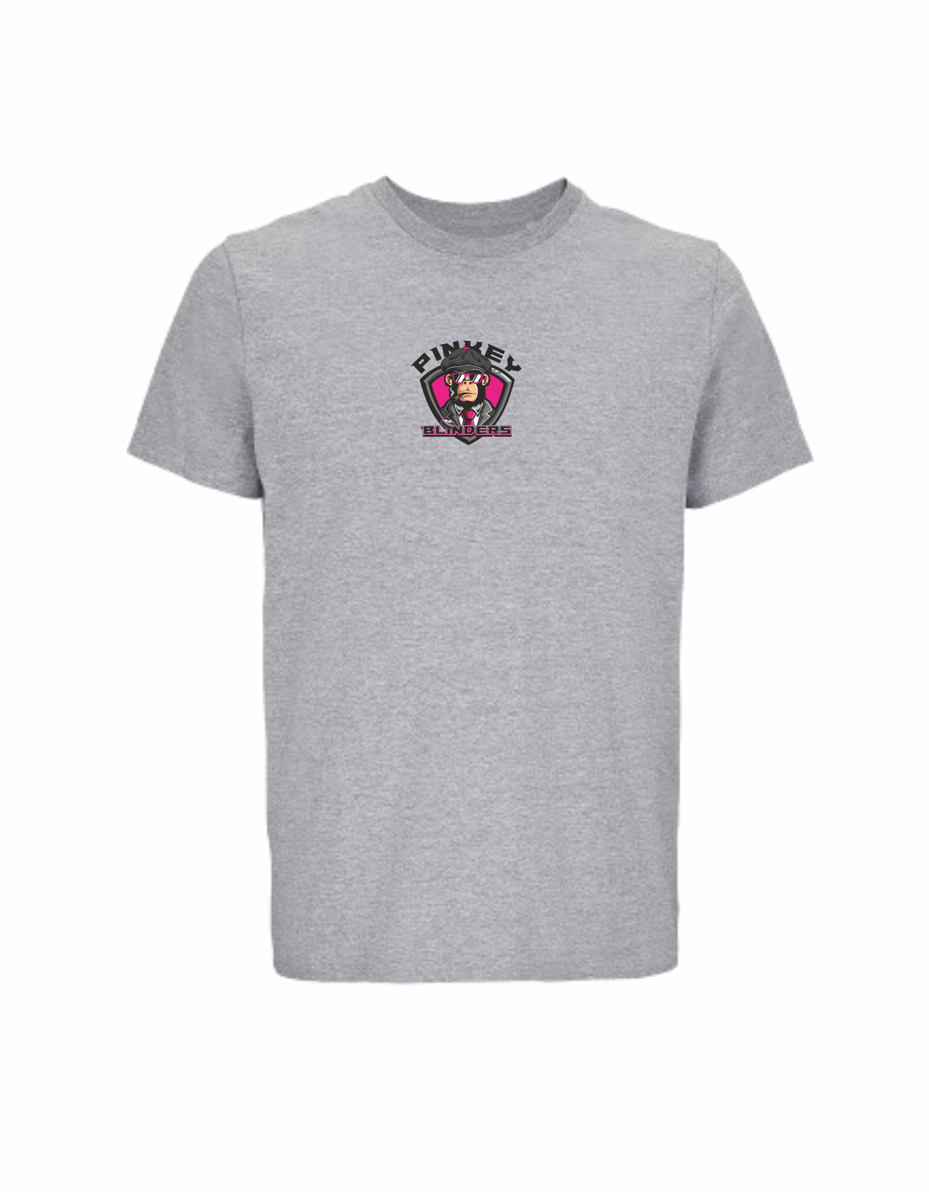 HK Pinkey Blinders kokvilnas t-krekls ar apdruku pelēks #1