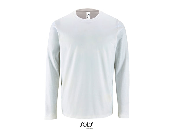 Vīriešu t-krekls IMPERIAL LSL MEN white - www.printworks.lv