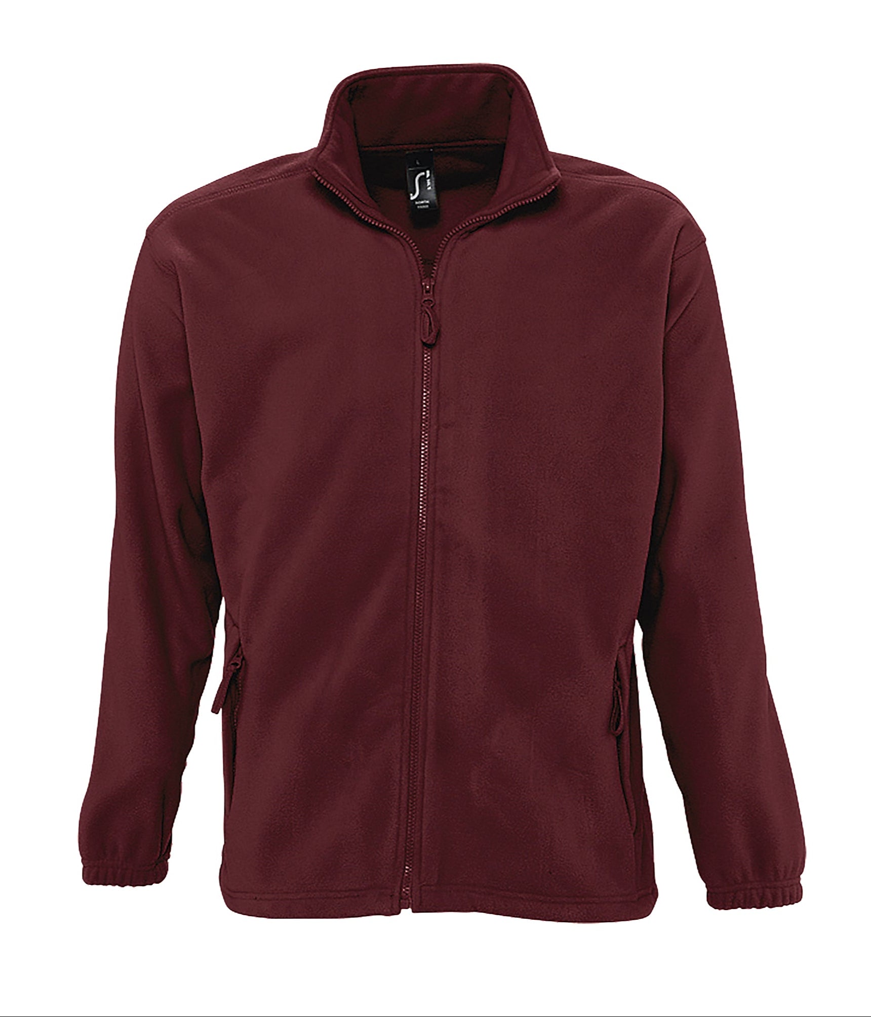 Flīša jaka North men burgundy