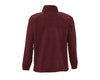 Flīša jaka North men burgundy