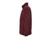 Flīša jaka North men burgundy