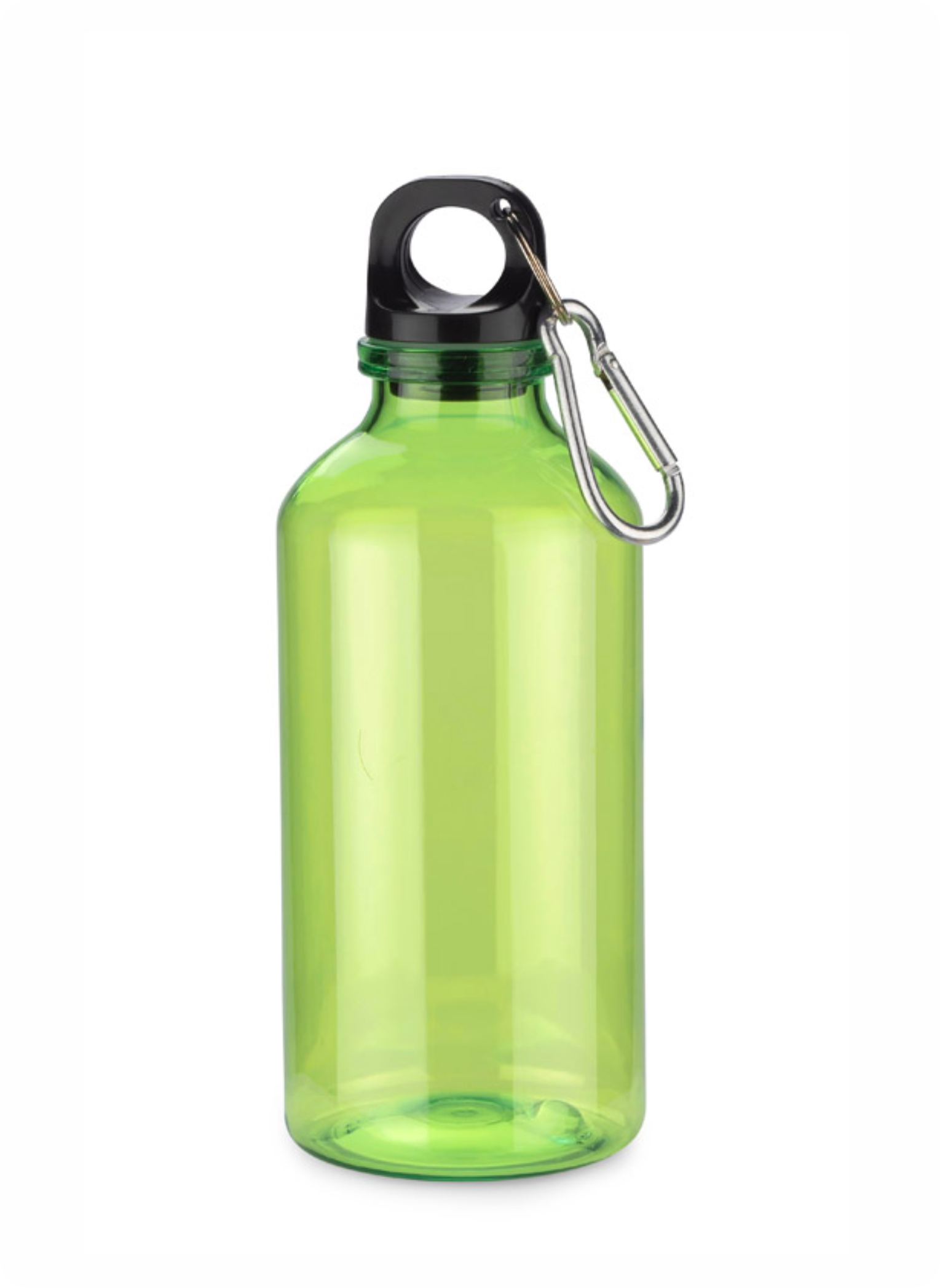 Pārstrādātas plastmasas ūdens pudele TINKA 400 ml, zaļa