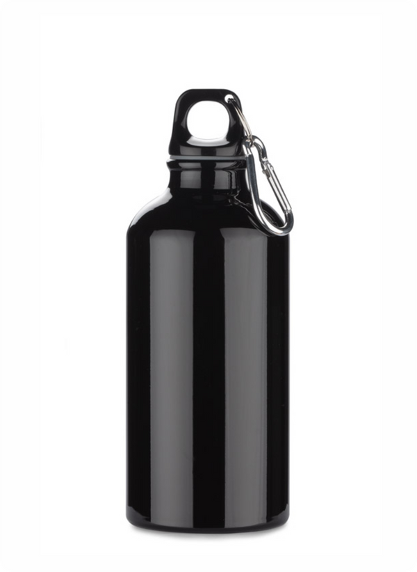 Alumīnija ūdens pudele TREKO 500 ml, melna